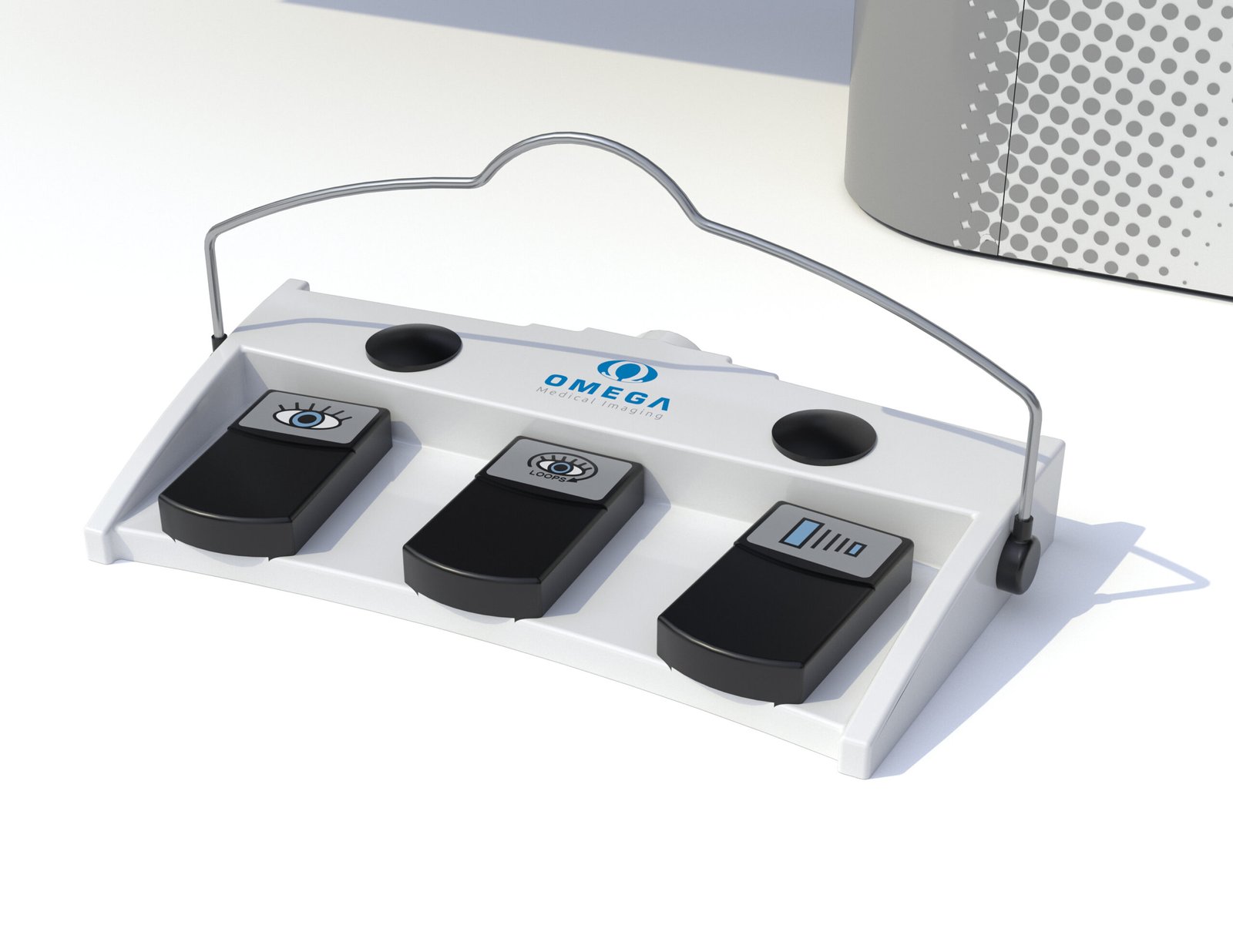 omega-soteria-ai-imaging-system-robrady-medical-design-foot-control-rendering