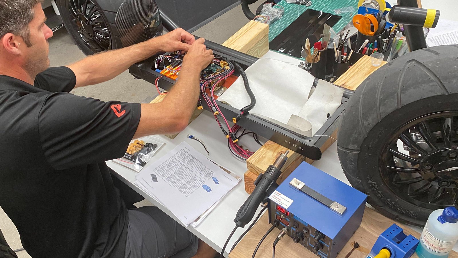 Stator Electric Scooter Prototyping and Electronics Testing Transportation Product Design by ROBRADY