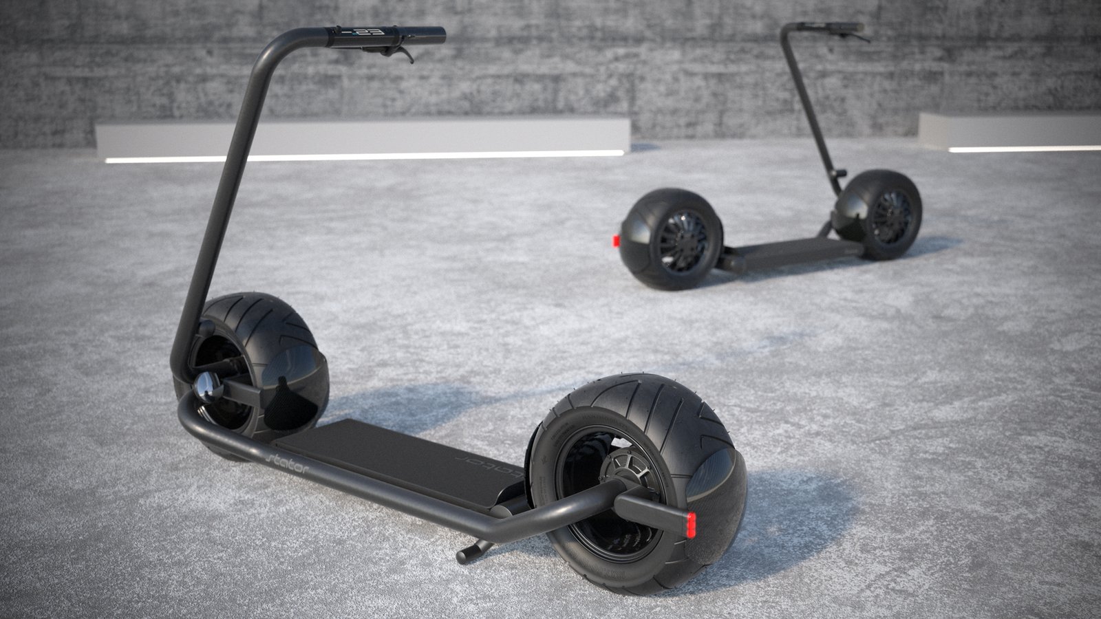 Stator Electric Scooter Industrial Design Concept Rendering Transportation Product Design by ROBRADY