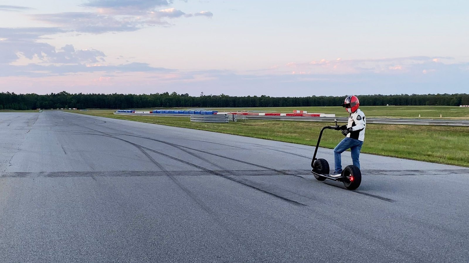 Stator Electric Scooter Track Testing Transportation Product Design by ROBRADY