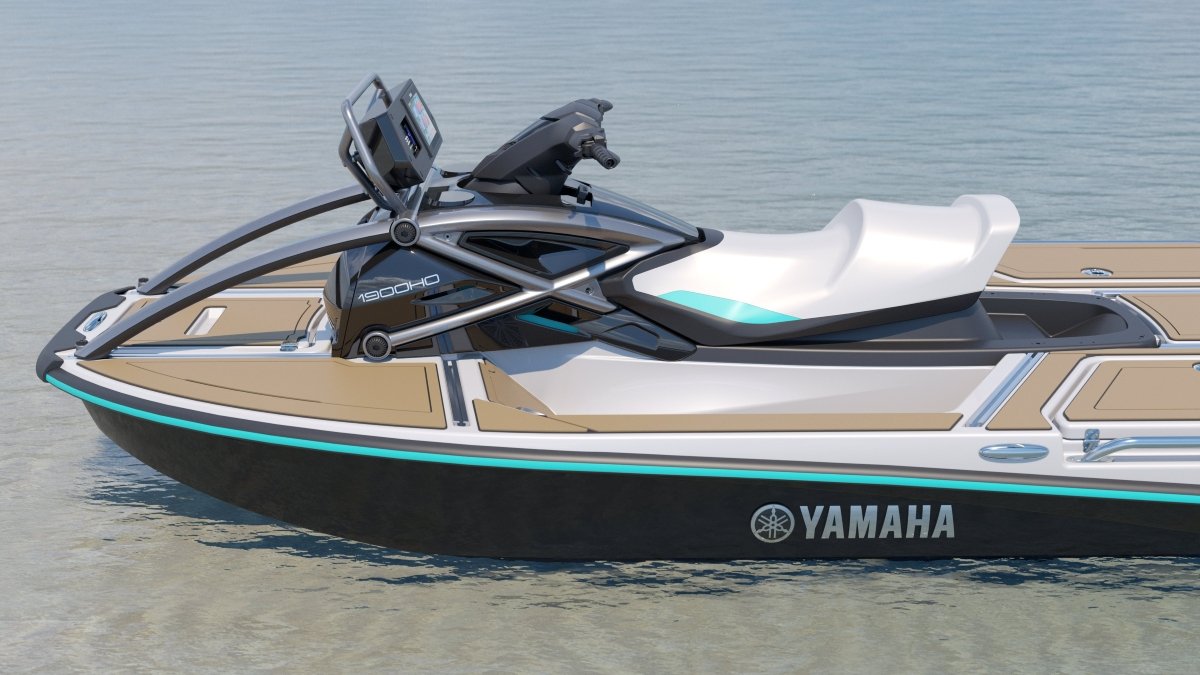 Yamaha Crosswave Ornament Rendering | design by ROBRADY | Marine Design | International Design Award (IDA) winner | Spark Award winner