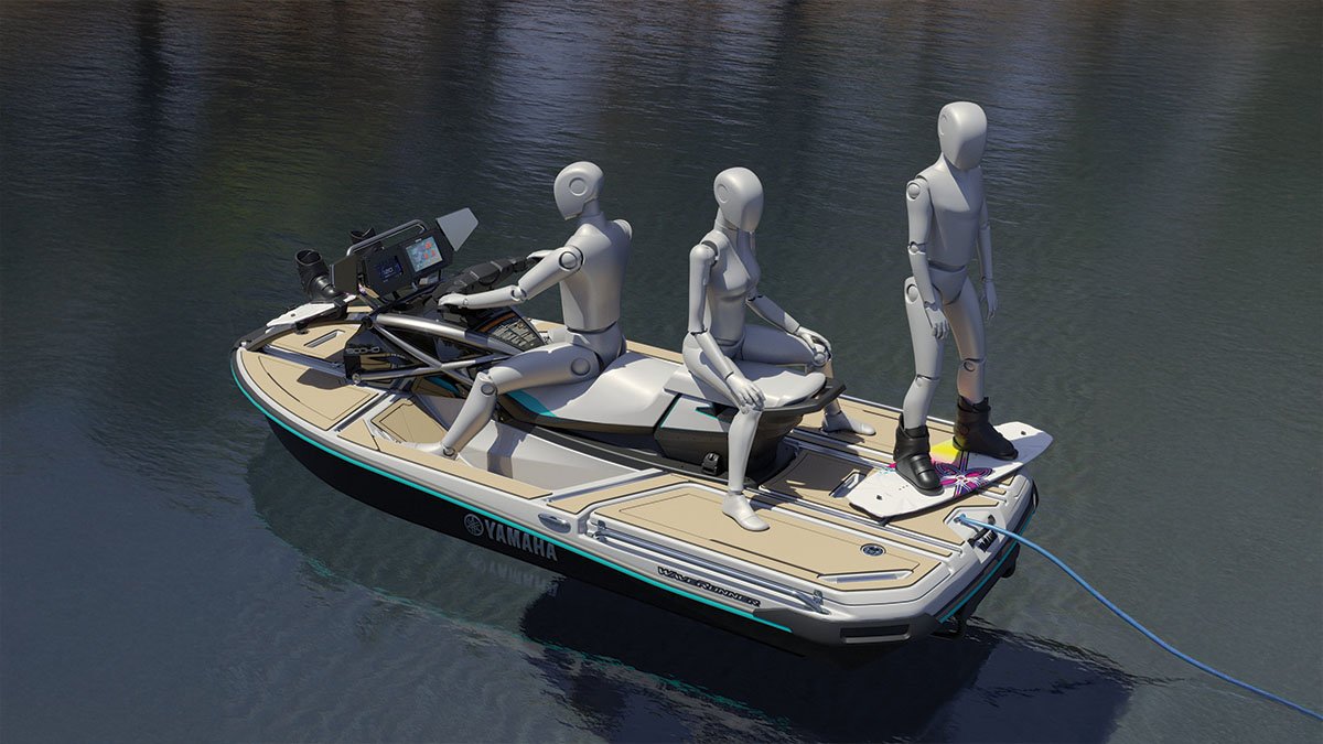 Yamaha Crosswave Wakeboard Rendering Marine Design by ROBRADY